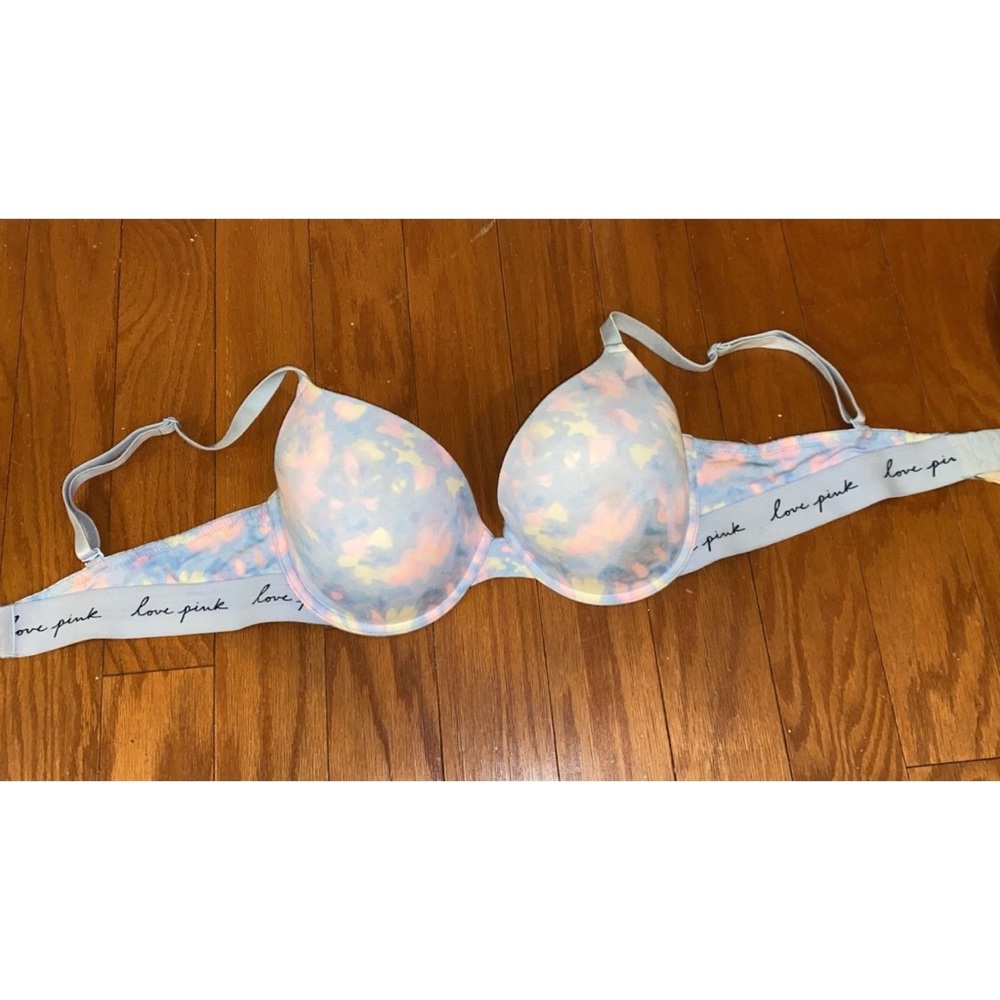 Pink bra